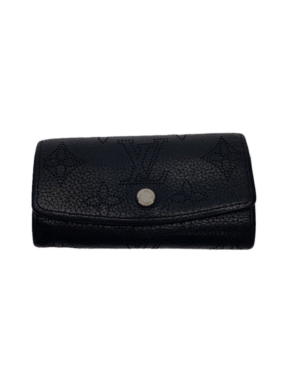 LOUIS VUITTON Multicles Mahina Black Leather Accessories